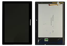 Дисплей для планшету Lenovo Tab 2 A10-70F, A10-70L + Touchscreen Black
