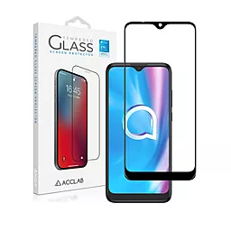 Защитное стекло ACCLAB Full Glue для Alcatel 1SE (5030D) Черный (1283126509094)