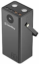 Повербанк ColorWay Powerful 60000 mAh 65W Black (CW-PB600LPA5BK-PDD) - фото Повербанк ColorWay Powerful 60000 mAh 65W Black (CW-PB600LPA5BK-PDD)