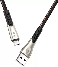 Кабель USB Hoco U48 Superior Speed micro USB Cable Black - миниатюра 2