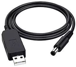 Кабель USB EasyLife LDO-888 с преобразователем 5V -> 12V USB-A - DC 5.5x2.1mm black
