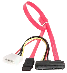 Кабель (шлейф) Gembird SATA, дата 35 см, питание-13.5см (CC-SATA-C1)