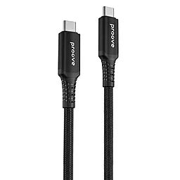 Кабель USB HD/PD Proove Speed Line USB 4.0 240w 5a USB Type-C - Type С cable black (CCSL60002201)