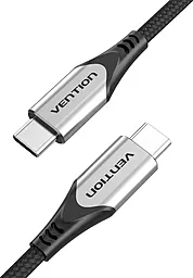 Кабель USB PD Vention 60W 3A 0.5M USB Type-C - Type-C Cable Black (TAAHD) - миниатюра 4