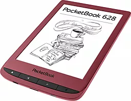 Електронна книга PocketBook 628 Touch Lux5  (PB628-R-CIS) Ruby Red - мініатюра 2