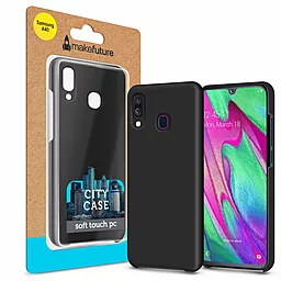 Чехол MAKE City Case Samsung A404 Galaxy A40 Black (MCC-SA405BK)