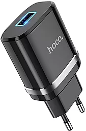 Сетевое зарядное устройство Hoco N1 Ardent 2.4a home charger black - фото Сетевое зарядное устройство Hoco N1 Ardent 2.4a home charger black