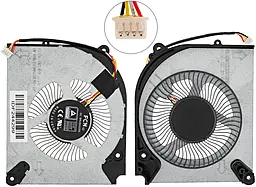 Вентилятор (кулер) для ноутбука Gigabyte G6 KF, MF (DFS5L32G16486P-FPP7) 4 pin, GPU FAN, Original - фото Вентилятор (кулер) для ноутбука Gigabyte G6 KF, MF (DFS5L32G16486P-FPP7) 4 pin, GPU FAN, Original