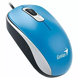 Комп'ютерна мишка Genius DX-110 USB (31010116103) Blue - фото Комп'ютерна мишка Genius DX-110 USB (31010116103) Blue