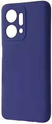 Чехол Wave Full Silicone Cover для Honor X7a Midnight Blue