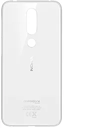 Задняя крышка корпуса Nokia 6.1 Plus / X6 2018 Original White - фото Задняя крышка корпуса Nokia 6.1 Plus / X6 2018 Original White