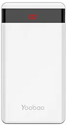 Повербанк Yoobao P20000L 20000 mAh White - фото Повербанк Yoobao P20000L 20000 mAh White