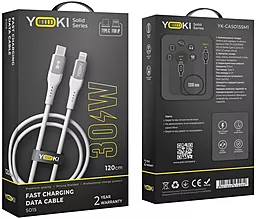 Кабель Yoki YK-SO15 SOLID USB Type-C - Lightning 30w 3a 1.2м PD сable White - миниатюра 6 Кабель Yoki YK-SO15 SOLID USB Type-C - Lightning 30w 3a 1.2м PD сable White - миниатюра 6
