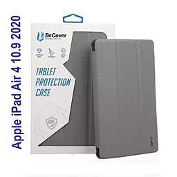 Чехол для планшета BeCover Direct Charge Pen с креплением Apple Pencil для Apple iPad Air 4 10.9 2020/2021 Gray (706795) - фото Чехол для планшета BeCover Direct Charge Pen с креплением Apple Pencil для Apple iPad Air 4 10.9 2020/2021 Gray (706795)