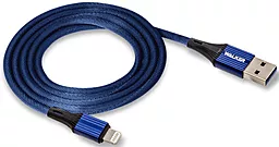 Кабель Walker C705 USB-A - Lightning 12w 3.1a 1м cable Blue - фото Кабель Walker C705 USB-A - Lightning 12w 3.1a 1м cable Blue