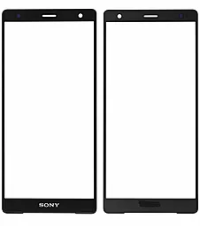 Корпусное стекло дисплея Sony Xperia XZ2 H8266, (с OCA пленкой), Black - фото Корпусное стекло дисплея Sony Xperia XZ2 H8266, (с OCA пленкой), Black