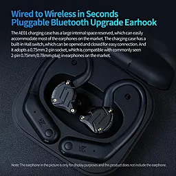 Bluetooth-модуль KZ AE01 з завушинами (C-pin) - мініатюра 8 Bluetooth-модуль KZ AE01 з завушинами (C-pin) - мініатюра 8