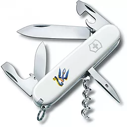 Мультитул Victorinox Spartan Ukraine (1.3603.7_T1220u) White Трезубец-Ласточка + Героям слава - фото Мультитул Victorinox Spartan Ukraine (1.3603.7_T1220u) White Трезубец-Ласточка + Героям слава