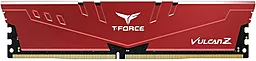 Оперативна пам'ять Team Vulcan Z DDR4 16 GB 3600 MHz (TLZRD416G3600HC18J01) Red