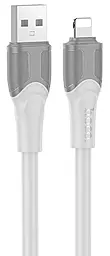 Кабель Hoco X106 Big Bull USB-A - Lightning 12w 2.4A 2м cable Gray - фото Кабель Hoco X106 Big Bull USB-A - Lightning 12w 2.4A 2м cable Gray