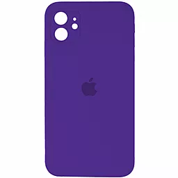 {"ru": "Чехол", "uk": "Чохол"} Silicone Case Full Camera for Apple iPhone 11 Amethist