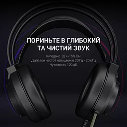 Наушники GamePro HS565 Nitro Black (HS565) - миниатюра 7 Наушники GamePro HS565 Nitro Black (HS565) - миниатюра 7