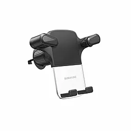 Держатель Borofone BH86 Crystal ice car holder(air outlet) Black - фото Держатель Borofone BH86 Crystal ice car holder(air outlet) Black
