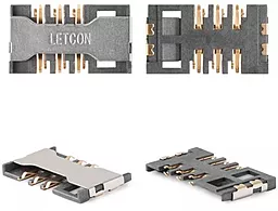 Конектор SIM-карти Fly IQ4405 Quad Evo Chic / IQ4413 Quad EVO Chic 3 - фото Конектор SIM-карти Fly IQ4405 Quad Evo Chic / IQ4413 Quad EVO Chic 3