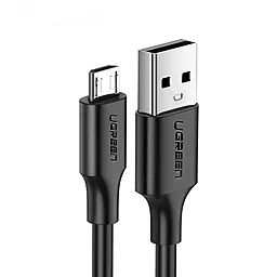 USB Кабель Ugreen US289 Nickel Plating micro USB Cable Black