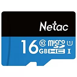 Карта пам'яті Netac microSDHC 16GB Class 10 UHS-I U1 (NT02P500STN-016G-S) - фото Карта пам'яті Netac microSDHC 16GB Class 10 UHS-I U1 (NT02P500STN-016G-S)