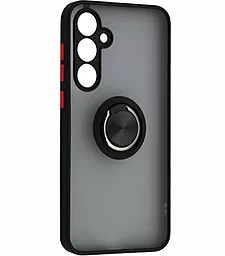 Чехол 1TOUCH Gingle Ring Case для Samsung Galaxy A25 Black - фото Чехол 1TOUCH Gingle Ring Case для Samsung Galaxy A25 Black