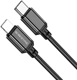 Кабель USB PD Borofone BX87 20W 3A USB Type-C - Lightning Cable Black