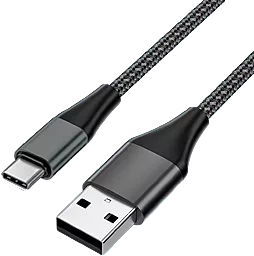 USB Кабель Powermax Basic USB Type-C Cable Black - мініатюра 3