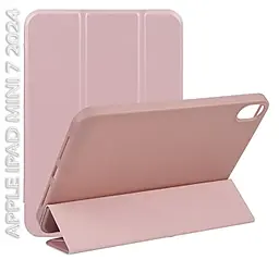 Чехол для планшета BeCover Tri Fold Soft TPU для Apple iPad Mini 7 2024 Pink (712448) - фото Чехол для планшета BeCover Tri Fold Soft TPU для Apple iPad Mini 7 2024 Pink (712448)