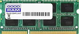 Оперативна пам'ять для ноутбука GooDRam SODIMM DDR3 4GB 1600 MHz (GR1600S364L11S/4G)