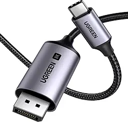 Видеокабель CM556 USB Type-C - DisplayPort v1.4 8k 60hz 3m gray (25839) Ugreen - фото Видеокабель CM556 USB Type-C - DisplayPort v1.4 8k 60hz 3m gray (25839) Ugreen