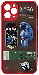 Чохол 1TOUCH Generation Nasa для Apple iPhone 11 Pro Max Astronaut Saturn Red