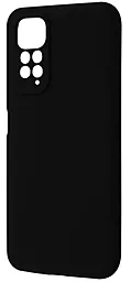 Чехол Wave Full Silicone Cover для Xiaomi Redmi Note 11 4G, Redmi Note 11S Black