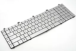 Клавіатура для ноутбуку Asus N55 Series срібляста