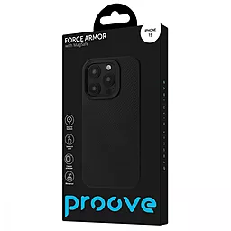 Чехол Proove Force Armor Case with Magnetic Ring для Apple iPhone 15 Black (PCFAIP150002) - миниатюра 3 Чехол Proove Force Armor Case with Magnetic Ring для Apple iPhone 15 Black (PCFAIP150002) - миниатюра 3