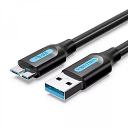 Кабель USB Vention 3m micro USB 3.0 cable  black (COPBI)