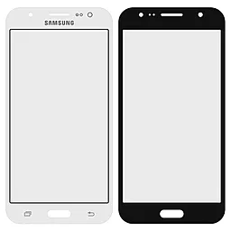 Корпусне скло дисплея Samsung Galaxy J5 Duos J500, J500F, J500H, J500M (з OCA плівкою) (original)  White