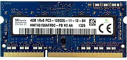 Оперативна пам'ять для ноутбука Hynix 4GB SO-DIMM DDR3 1600MHz (HMT451S6AFR8C-PB)