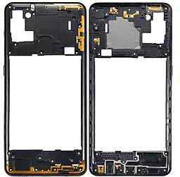 Рамка корпусу Samsung Galaxy A21s A217 Black - фото Рамка корпусу Samsung Galaxy A21s A217 Black