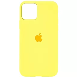 Чохол Silicone Case Full для Apple iPhone 12 Pro Max Yellow