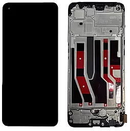 Дисплей Oppo Reno 7 4G с тачскрином и рамкой, оригинал, Black