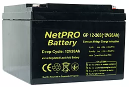 Аккумуляторная батарея NetPRO 12V 26Ah (GP 12-26S) - миниатюра 3