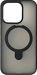 Чехол Rock Guard with MagSafe (Foldable Magnetic Ring) для Apple iPhone 15 Pro Max Titanium Black