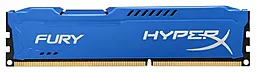 Оперативна пам'ять HyperX DDR3 4Gb 1866MHz Fury Blu (HX318C10F/4)