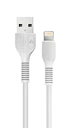 Кабель ACCLAB AL-CBCOLOR-L1WT USB-A - Lightning 12w 2.4a 1.2м cable White - фото Кабель ACCLAB AL-CBCOLOR-L1WT USB-A - Lightning 12w 2.4a 1.2м cable White